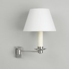 Empire 7 inch Lampshade on Library Swing Arm Wall Light (sold separately)