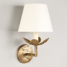 Pembroke 8 inch Lampshade on a Carrick Leaf Wall Light (sold separately)