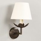 Bronze.  Shown with 8” Pembroke Lily Linen Lampshade.   Lampshade  sold separately.