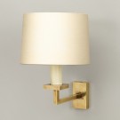 6 inch Warwick Drum Lampshade on a Fixed Library Wall Light (sold separately)