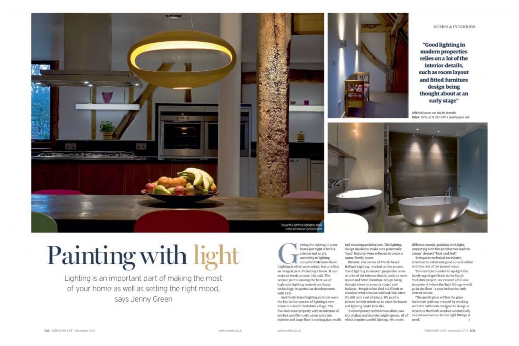 Painting with Light - an article in Yorkshire Life